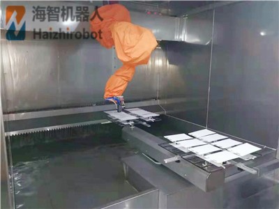 轉(zhuǎn)臺噴漆機(jī)器人懸掛式