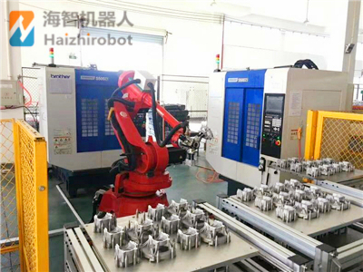 東莞車(chē)床機(jī)械手 海智上下料機(jī)器人廠(chǎng)家